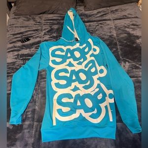 XXXL saga triple logo hoodie